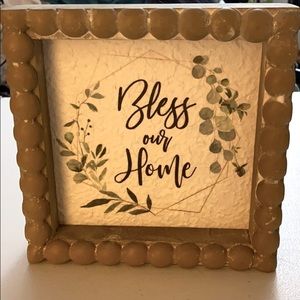 Bless Our Home Wall Decor